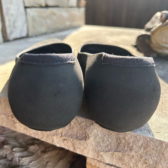 Crocs Mary Jane ballet rubber black matte closed toe flat shoes Sz-10. C - Picture 7 of 9